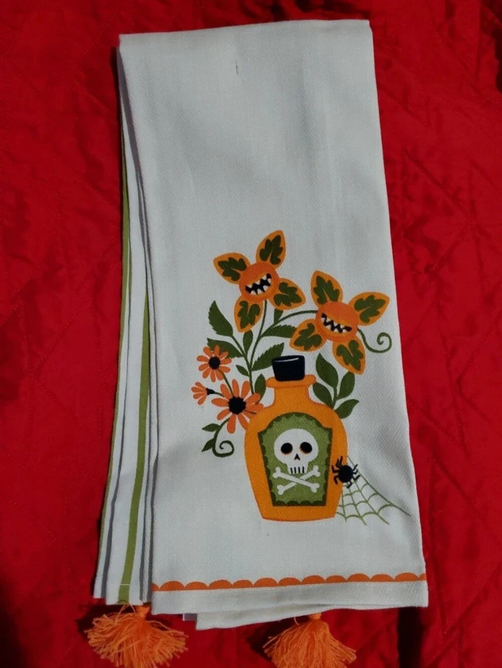 Halloween Poison Tea Towel Kitchen Towel Set